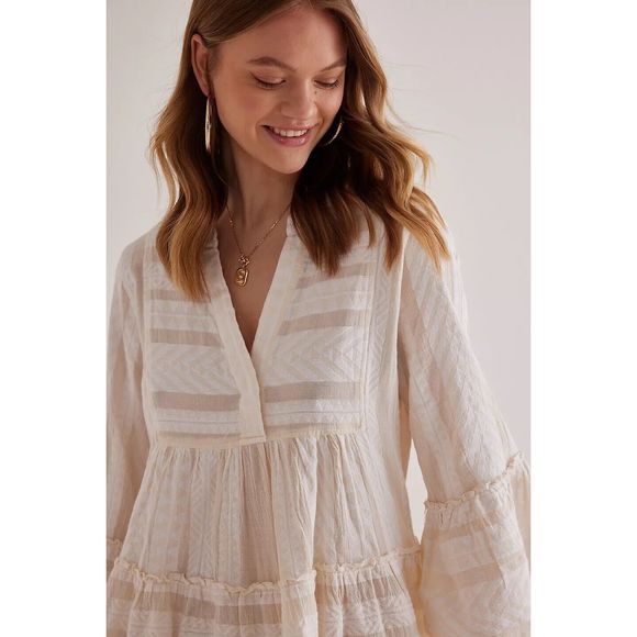 Anthropology Devotion Twins Ella Tunic Mini Dress $330 - Picture 3 of 14